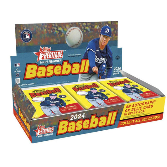 2024 Topps Heritage High Number Baseball Hobby 12 Box Case