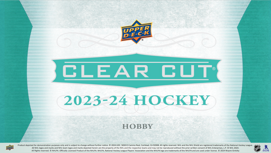 2023-24 Upper Deck Clear Cut Hockey Hobby 30 Box Case